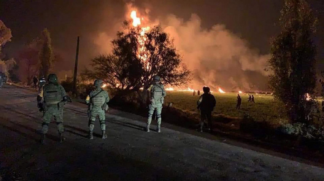 Μεξικό - Πυρκαγιά σε πετρελαιαγωγό 