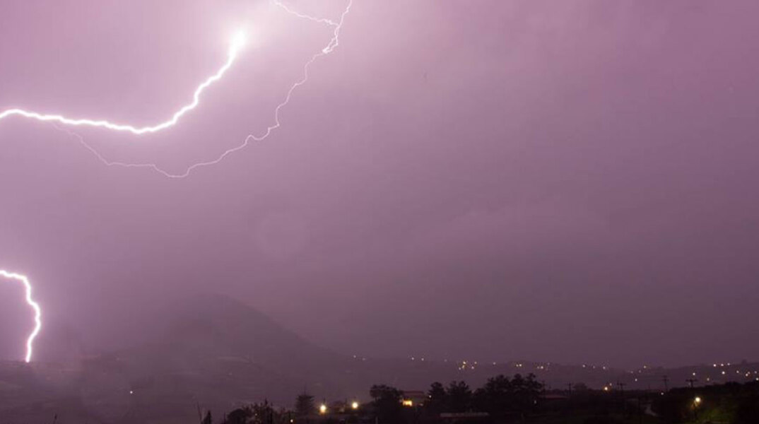 Κεραυνοί στην Κρήτη 