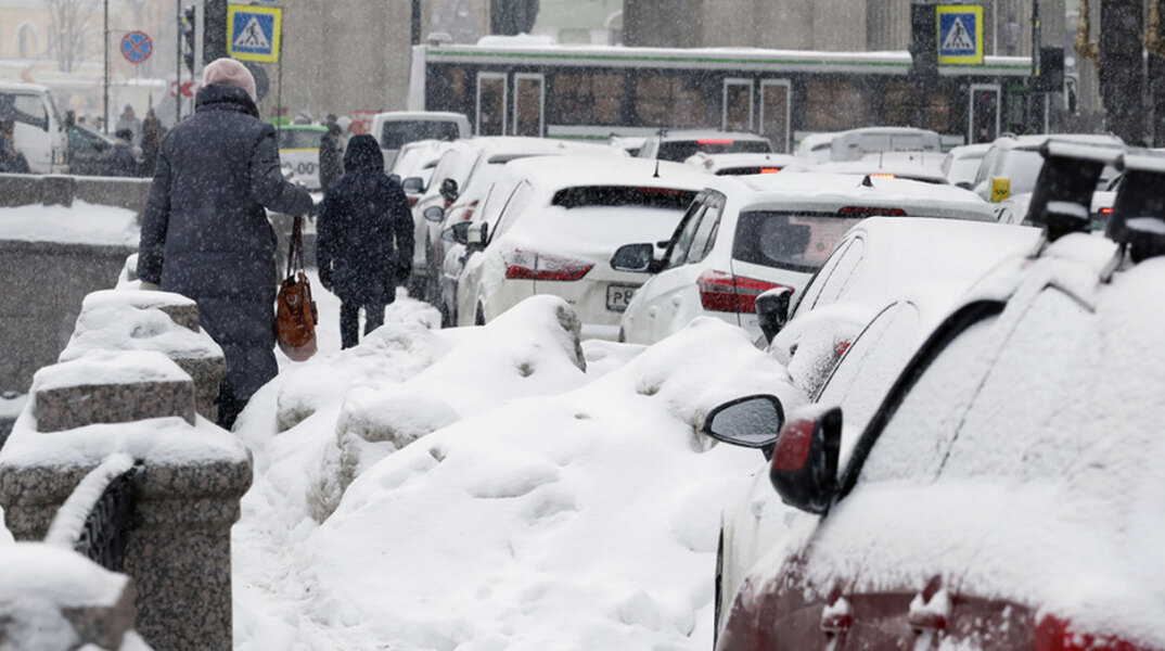 Ρωσία - Χιονοπτώσεις