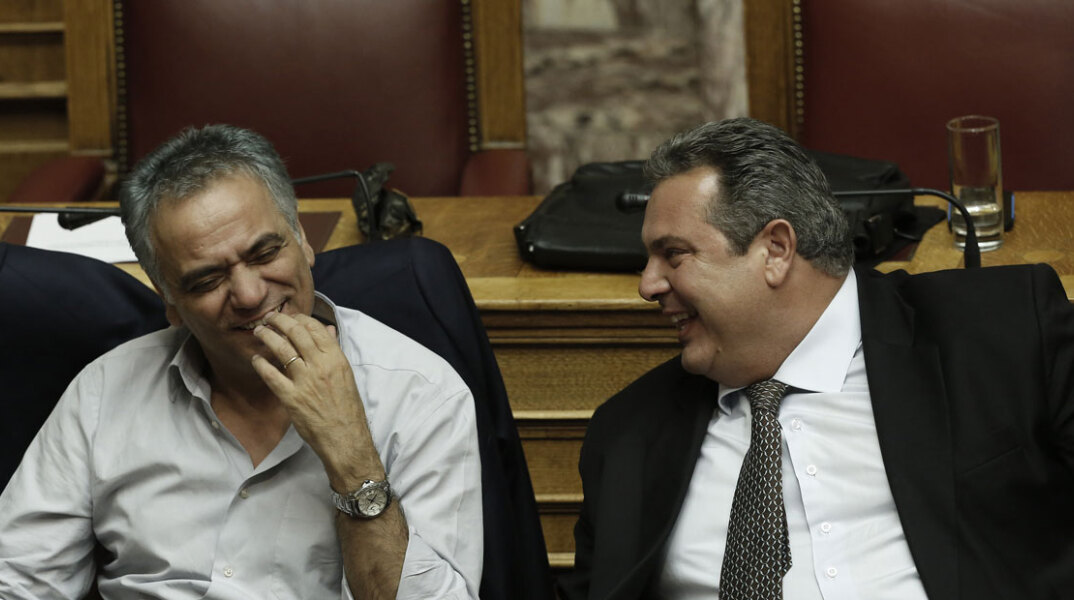 Πάνος Σκουρλέτης και Πάνος Καμμένος