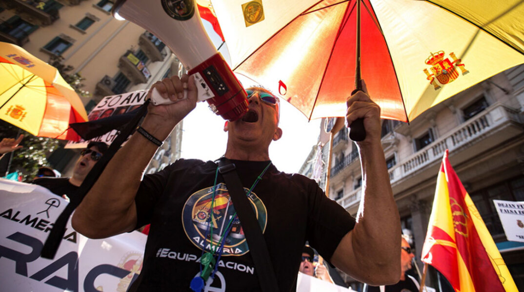 Διαμαρτυρία για τους μισθούς στην Ισπανία