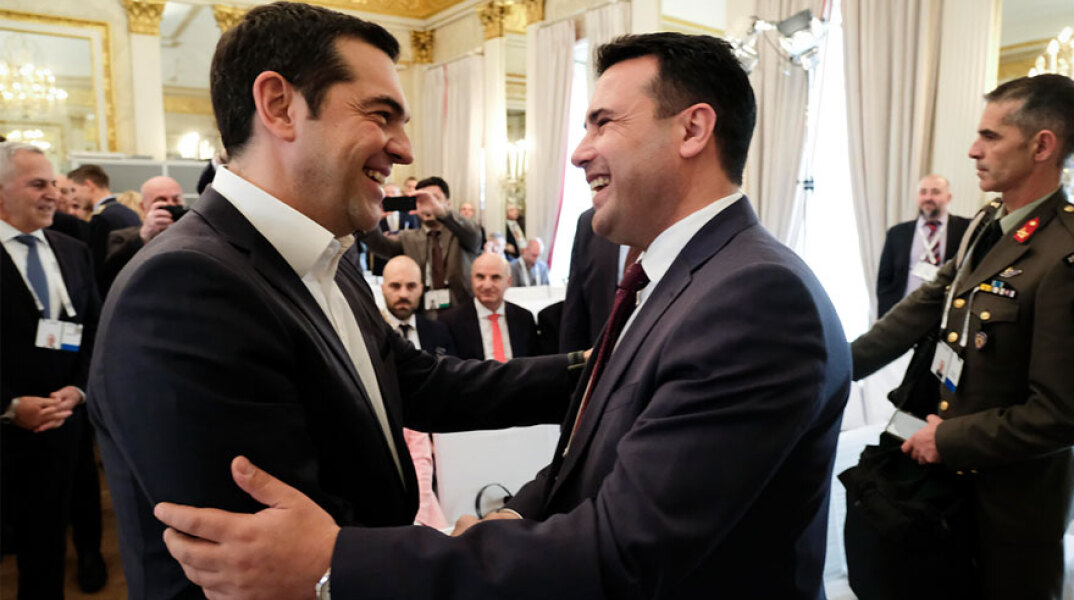 Αλέξης Τσίπρας και Ζόραν Ζάεφ