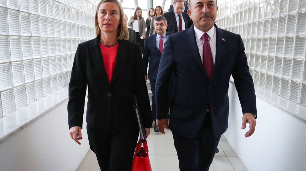 Μεβλούτ Τσαβούσογλου και Φεντερίκα Μογκερίνι