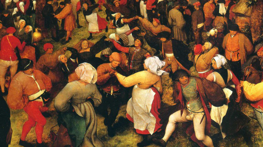 Πίτερ Μπρίγκελ ή Πίτερ Μπρέγκελ: Γαμήλιος χορός στην εξοχή.