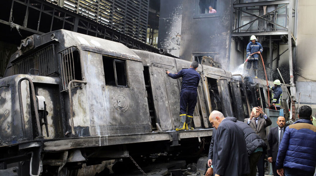 Σιδηροδρομική τραγωδία στο Κάιρο