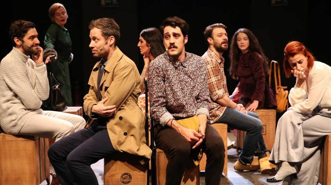 «Απλή μετάβαση» των Καραμουρατίδη - Ευαγγελάτου στο Εθνικό Θέατρο © Γιάννης Μπουρνιάς