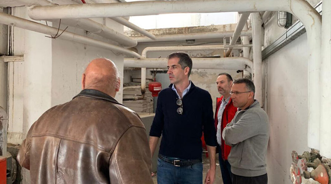 Ο Κώστας Μπακογιάννης στο 2ο Ειδικό Νηπιαγωγείο-Δημοτικό της Αθήνας