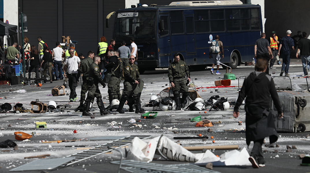Γυρίσματα στην πλατεία Συντάγματος 