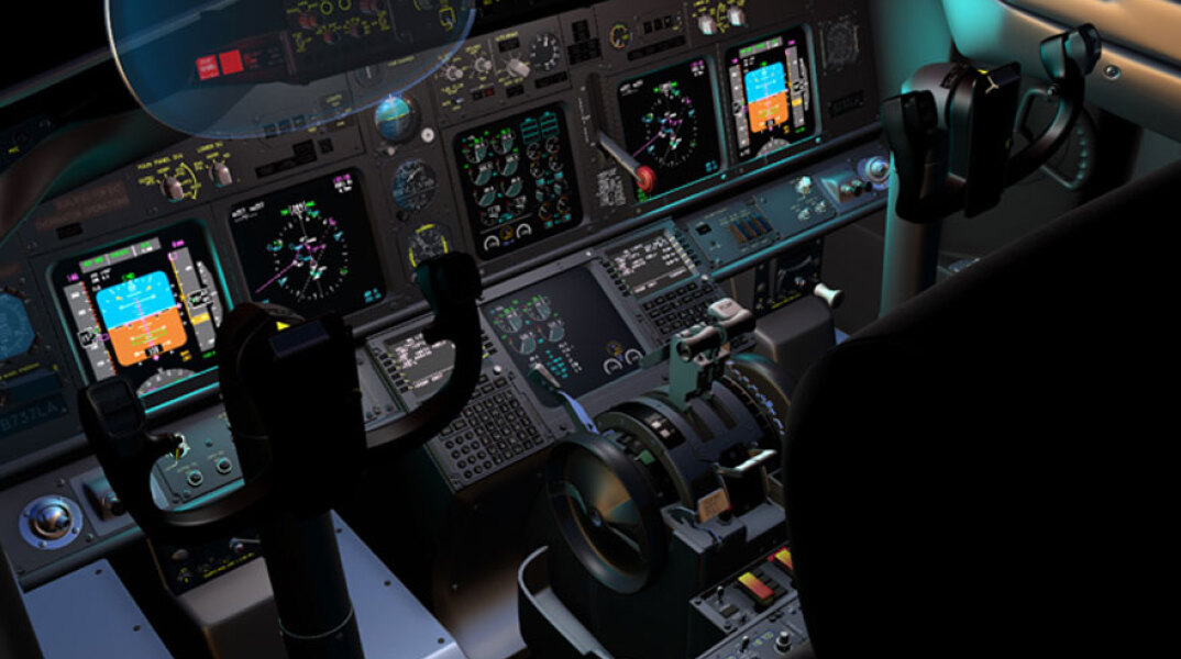 Κόκπιτ αεροπλάνου Boeing