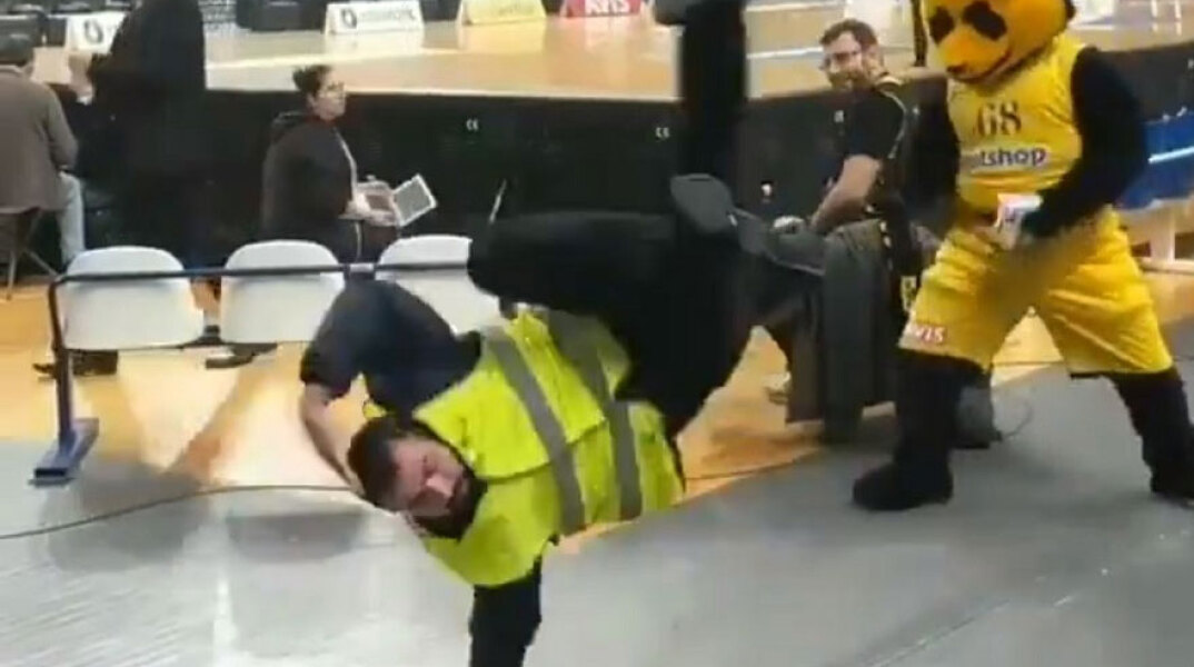 Σεκιουριτάς κάνει breakdance στο ΟΑΚΑ
