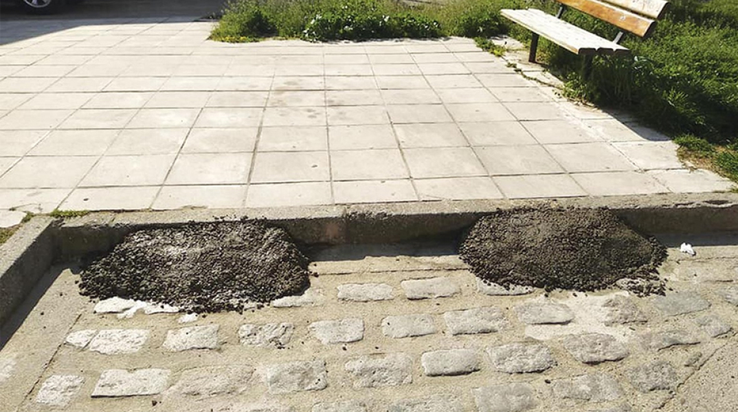 Έφτιαξε αυτοσχέδιο πάρκινγκ