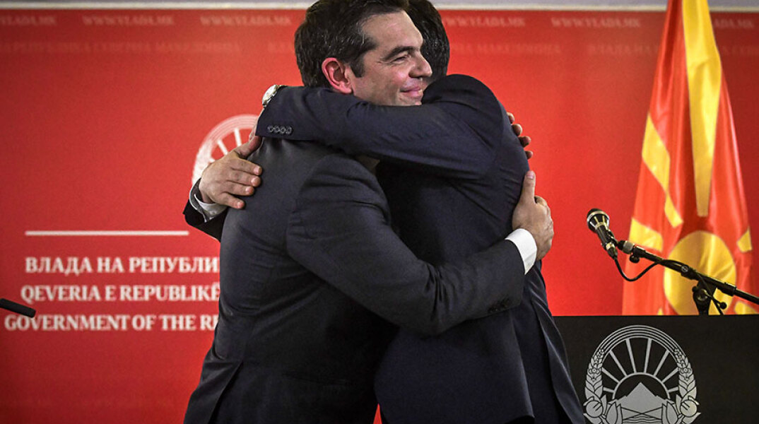 Αλέξης Τσίπρας και Ζόραν Ζάεφ