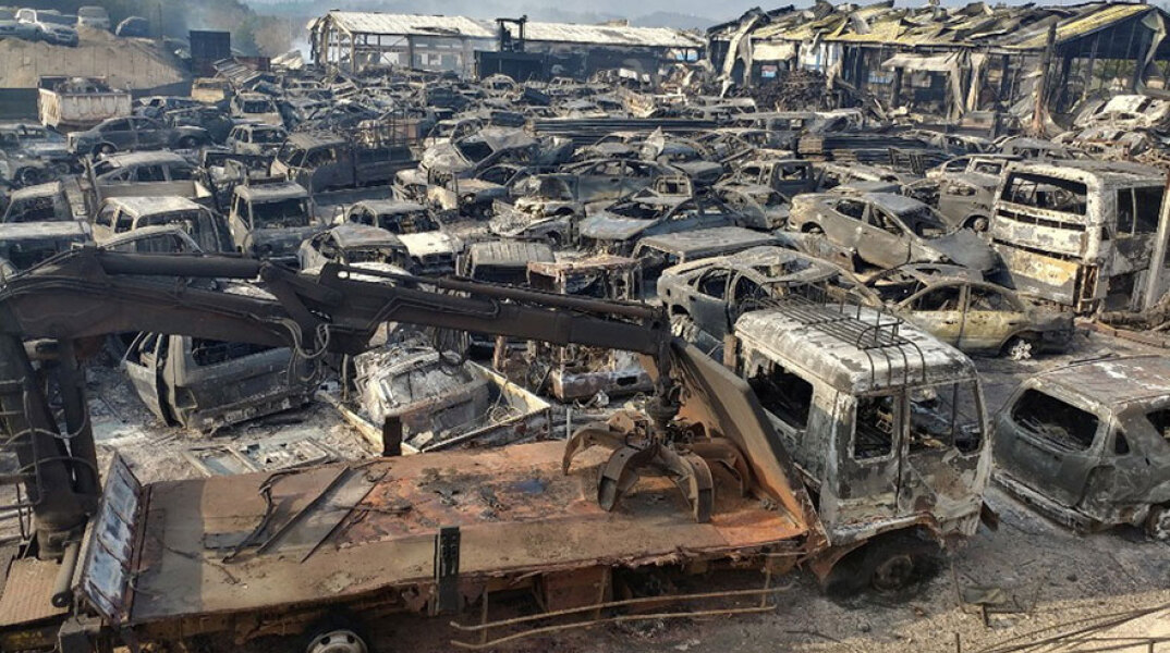 Καταστροφές από πύρινη λαίλαπα στη Νότια Κορέα