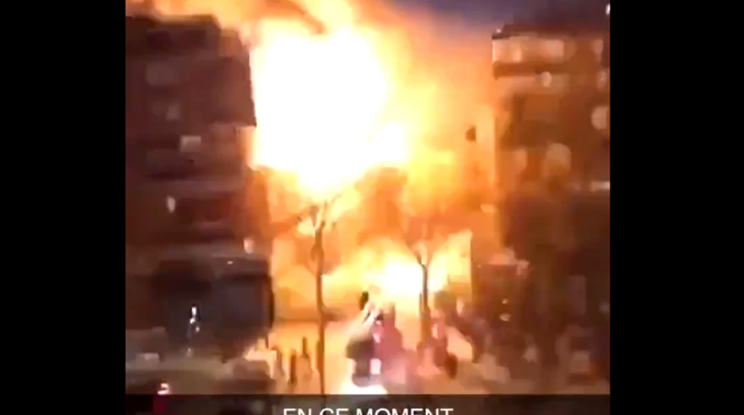 Παρίσι: Η στιγμή της έκρηξης σε διαμέρισμα