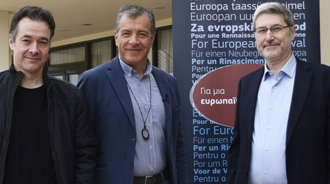 Σταύρος Θεοδωράκης -  Γιώργος Κορκόβελος - Θανάσης Χειμωνάς