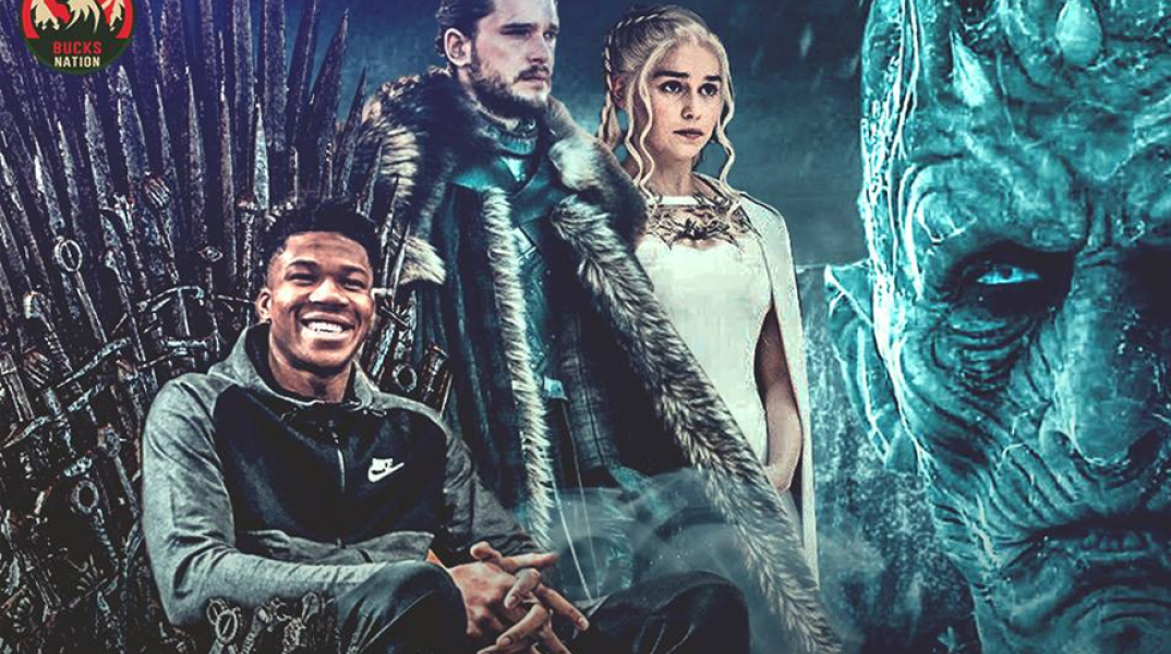 Game of Thrones: O Γιάννης Αντετοκούνμπο στον Σιδερένιο Θρόνο