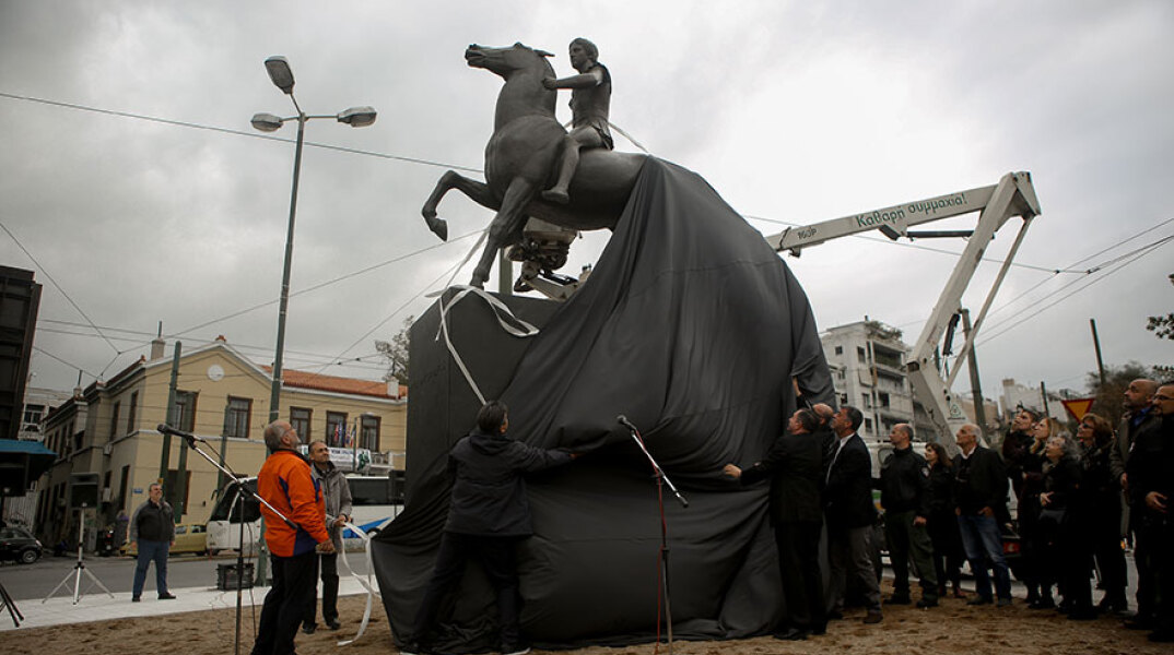 Αποκαλυπτήρια για το άγαλμα του Μεγάλου Αλεξάνδρου