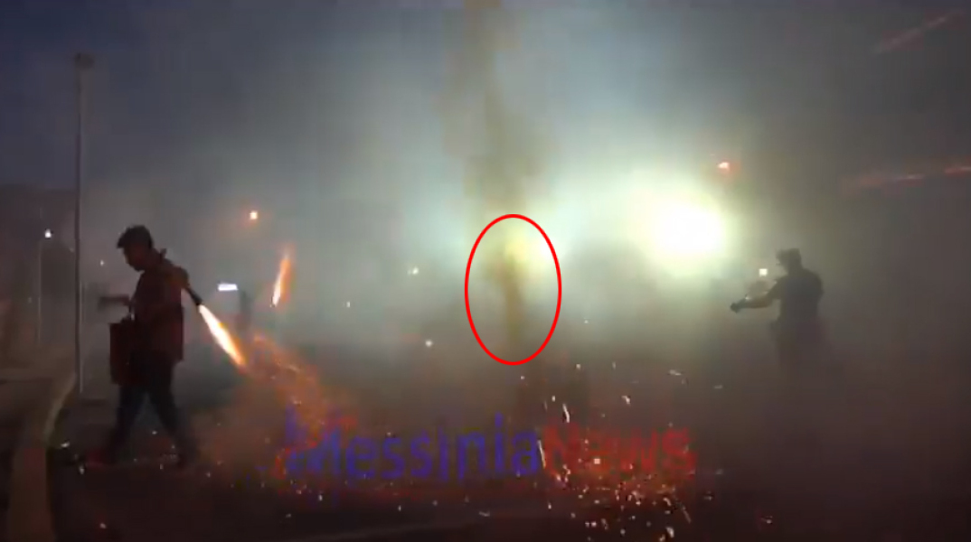 Η στιγμή που η σαΐτα σκοτώνει τον εικονολήπτη στην Καλαμάτα