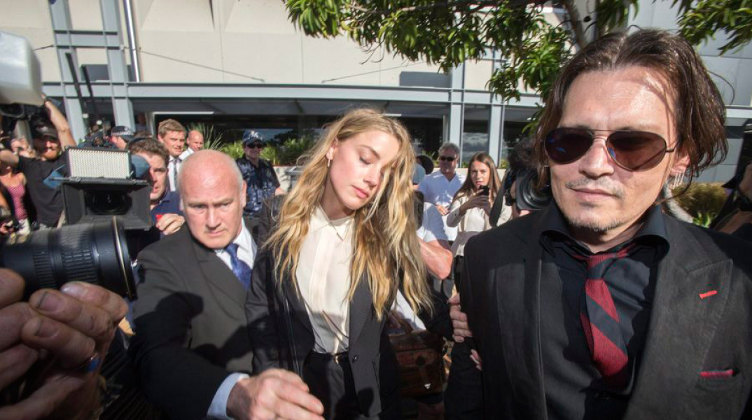 Τζόνι Ντεπ και  Άμπερ Χερντ