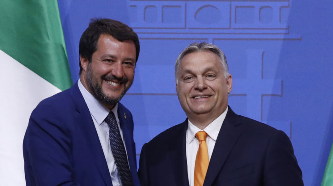 Ματέο Σαλβίνι  - Βίκτορ Όρμπαν 