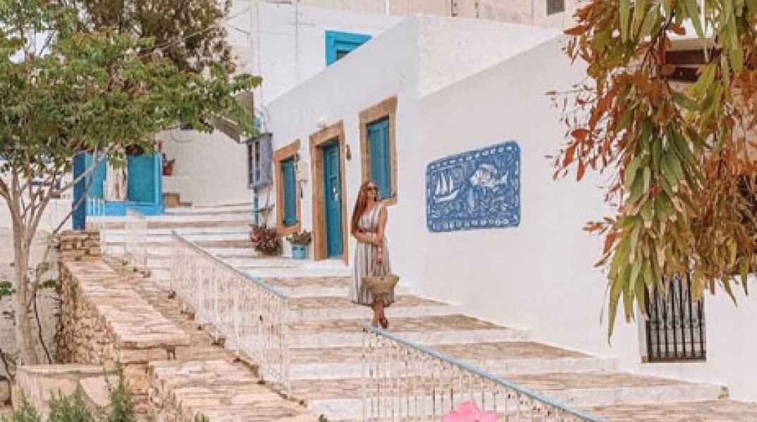 Η Linda Van Andel στους Λειψούς