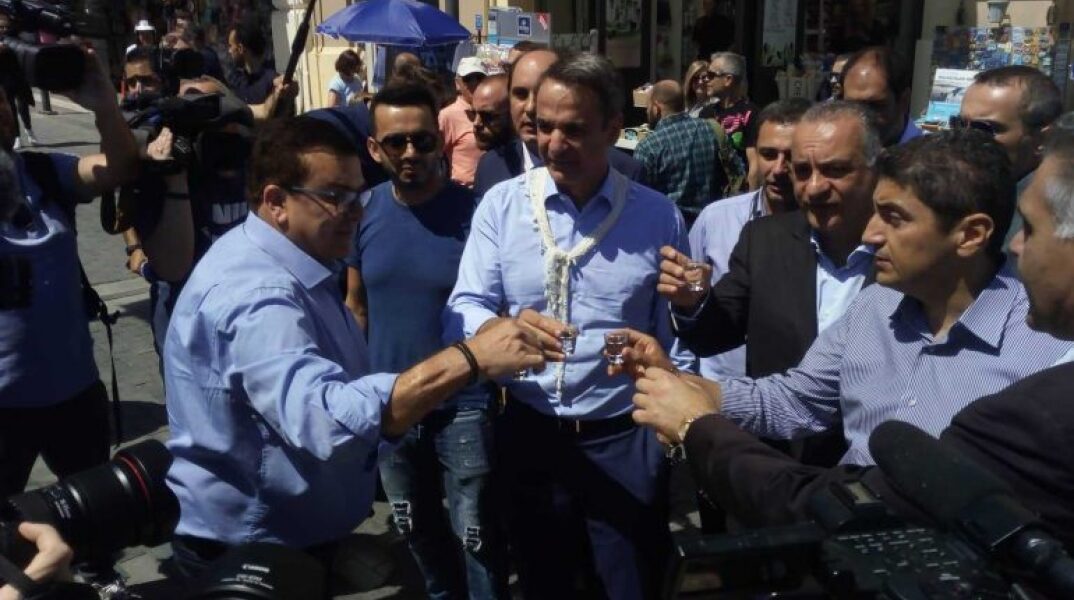 Στο Ηράκλειο ο Κυριάκος Μητσοτάκης