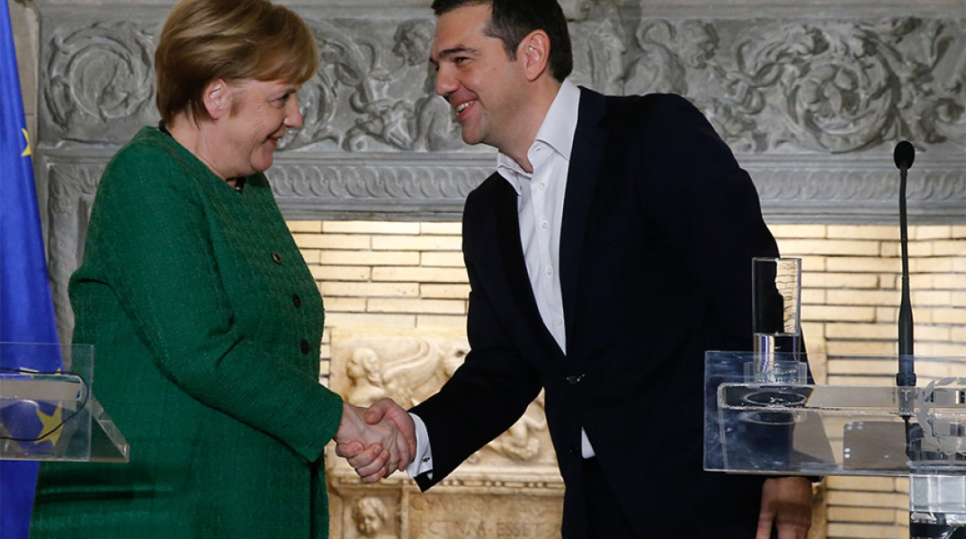 Άνγκελα Μέρκελ και Αλέξης Τσίπρας