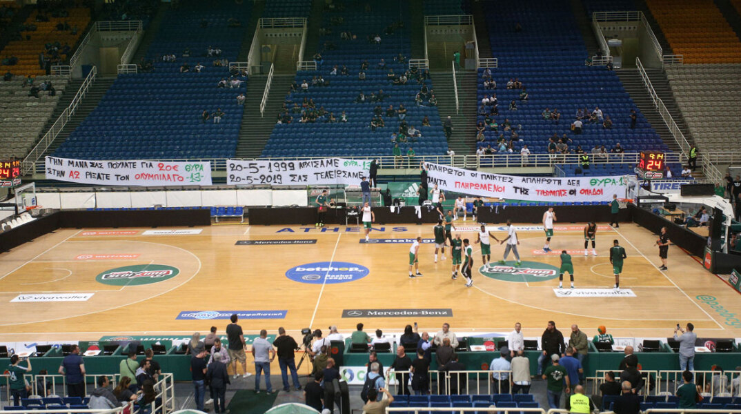 ΠΑΝΑΘΗΝΑΙΚΟΣ - ΟΛΥΜΠΙΑΚΟΣ, ΠΛΕΙ ΟΦ BASKET LEAGUE 2018-2019, ΓΗΠΕΔΟ ΟΑΚΑ