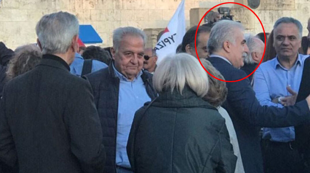 Ο αρχηγός της ΕΛ.ΑΣ, Αριστείδης Ανδρικόπουλος σε ομιλία του Αλέξη Τσίπρα