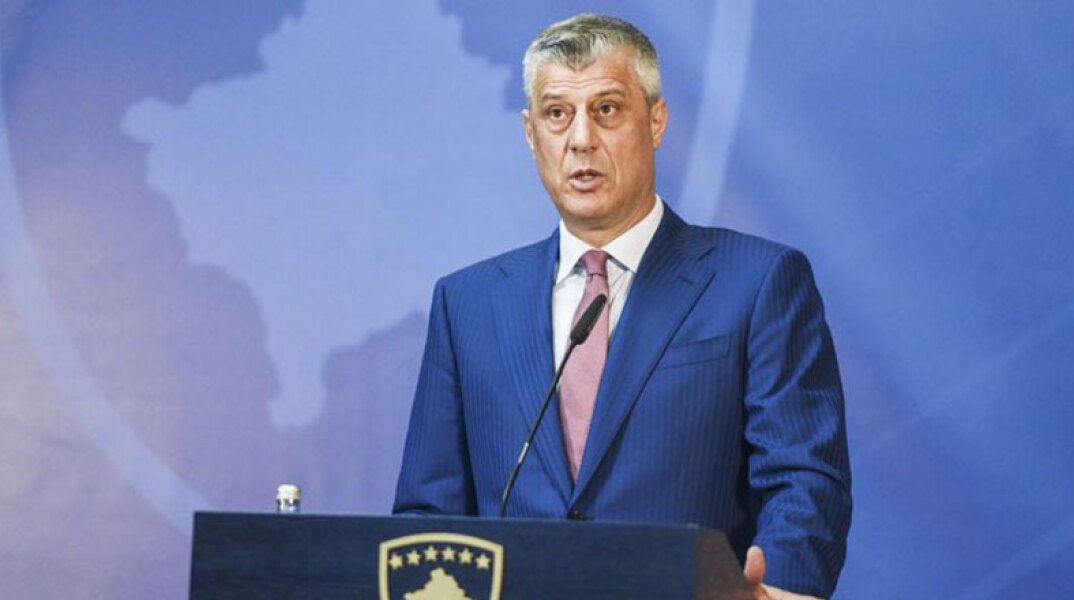 Ο πρόεδρος του Κοσόβου Χασίμ Θάτσι