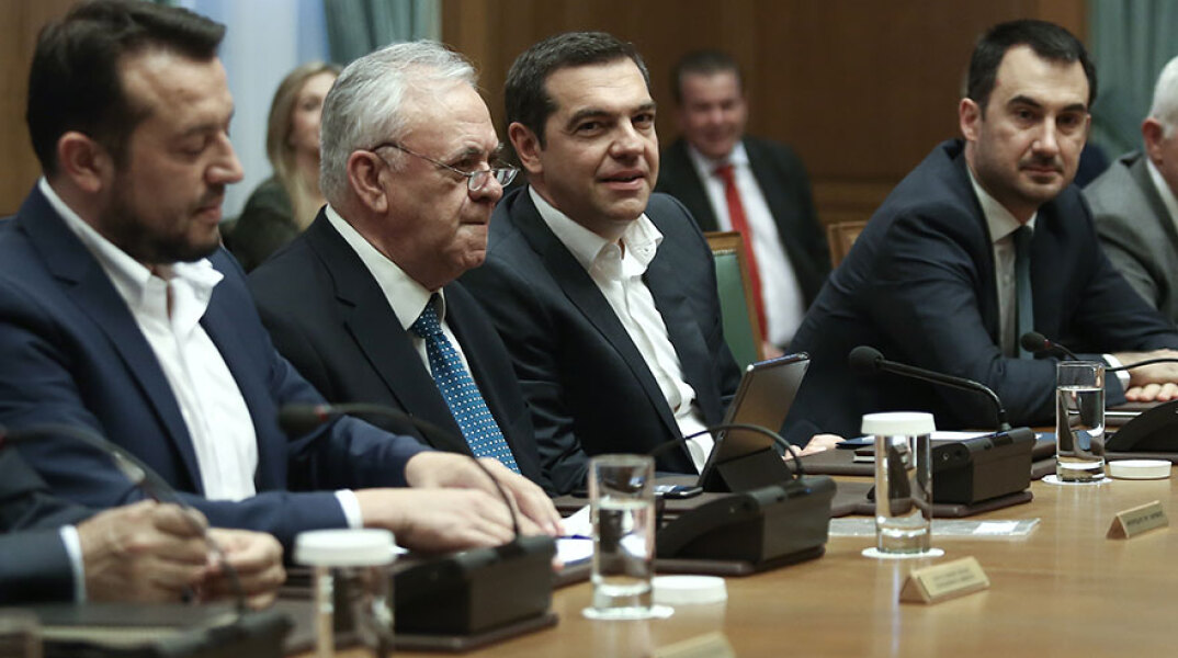 Νίκος Παππάς - Αλέξης Τσίπρας - Γιάννης Δραγασάκης