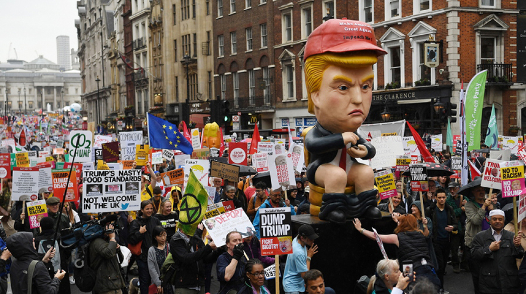 Λονδίνο, Διαδήλωση κατά Τραμπ
