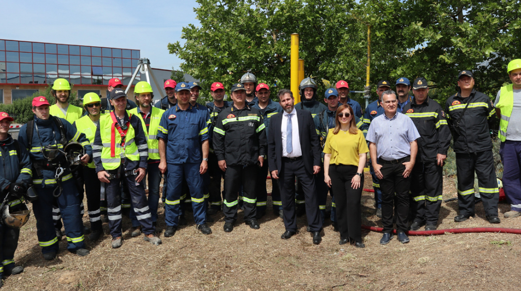 Άσκηση ετοιμότητας από την ΕΔΑ Αττικής και τον 6ο Πυροσβεστικό Σταθμό