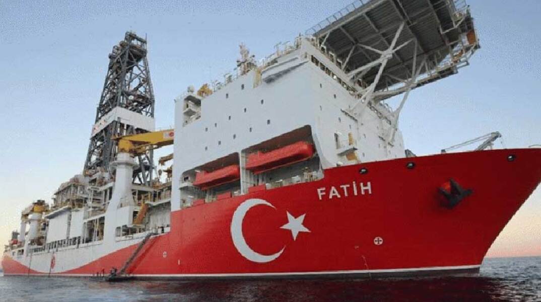 Το τουρκικό γεωτρύπανο «Πορθητής» ©EPA