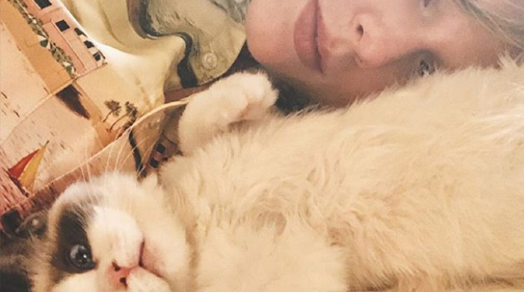 Η Taylor Swift και ο γάτος της