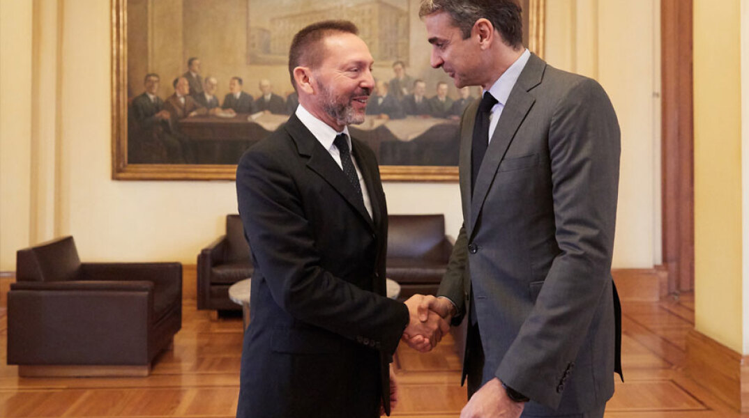 Γιάννης Στουρνάρας και Κυριάκος Μητσοτάκης