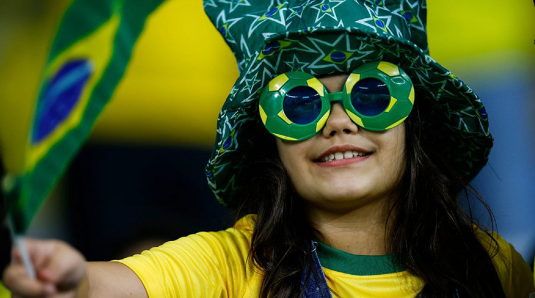 Οπαδός εθνικής Βραζιλίας