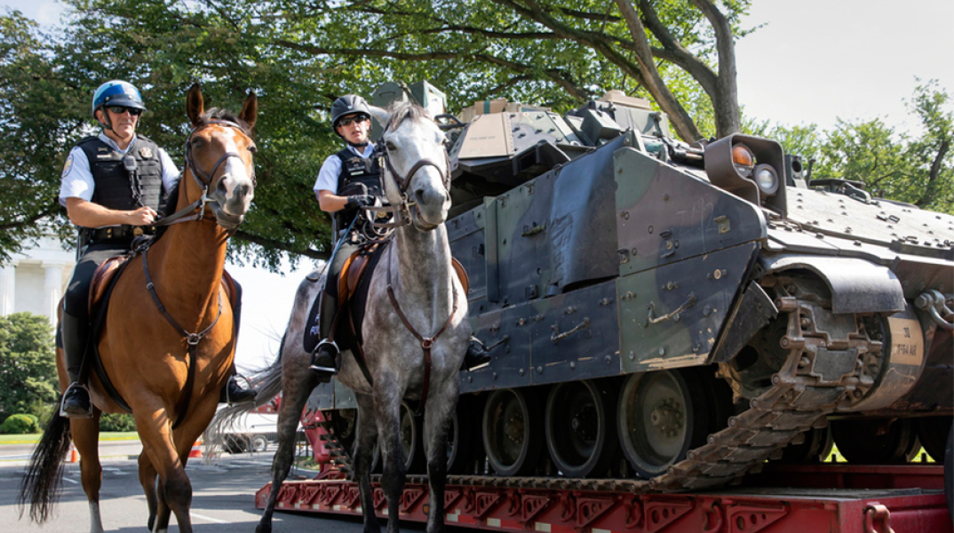 Τανκς στην Ουάσινγκτον