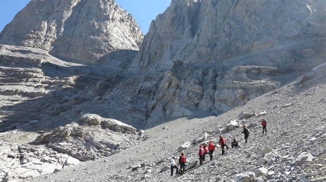 Επιχείρηση διάσωσης τραυματισμένης γυναίκας στον Όλυμπο