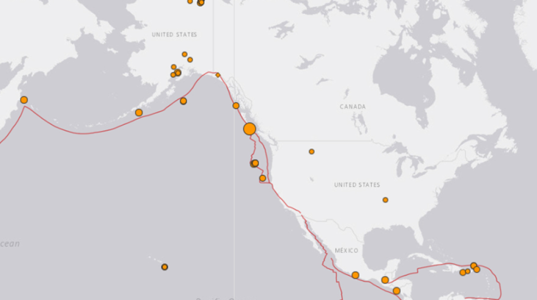 Σεισμός στον Καναδά
