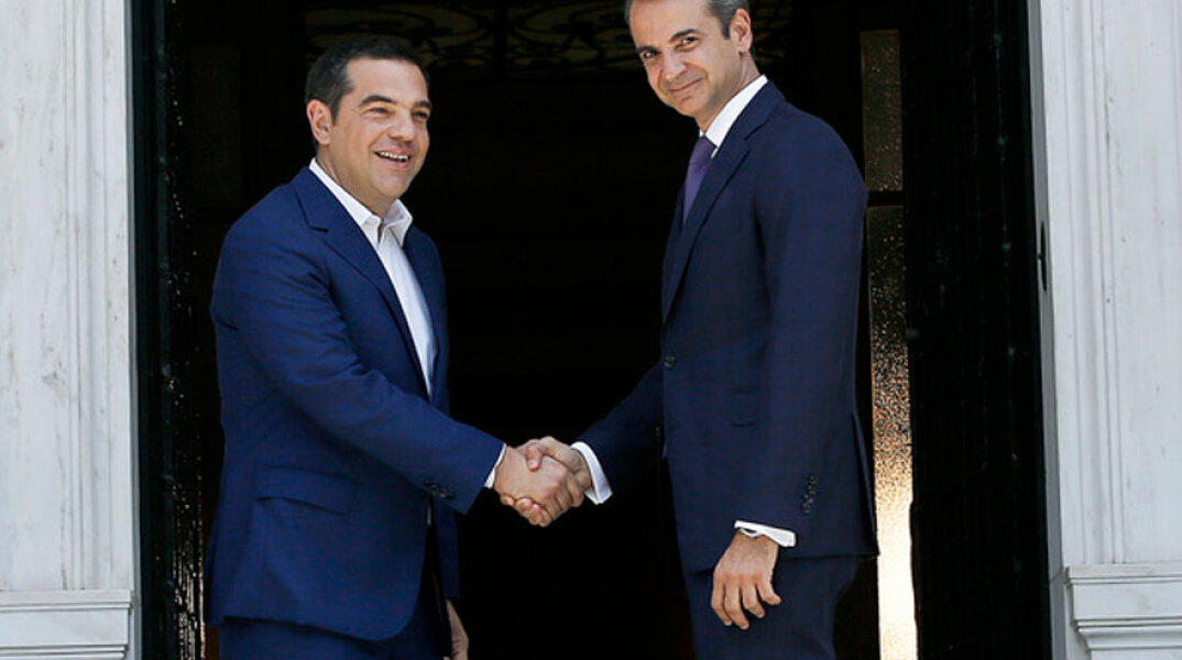 Κυριάκος Μητσοτάκης και Αλέξης Τσίπρας