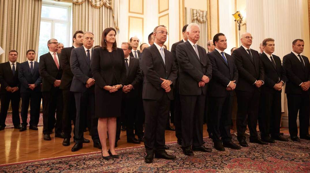 ΟΡΚΩΜΟΣΙΑ ΤΗΣ ΚΥΒΕΡΝΗΣΗΣ ΝΕΑΣ ΔΗΜΟΚΡΑΤΙΑΣ ΣΤΟ ΠΡΟΕΔΡΙΚΟ ΜΕΓΑΡΟ © INTIME NEWS / ΓτΠ ANDREA BONETTI