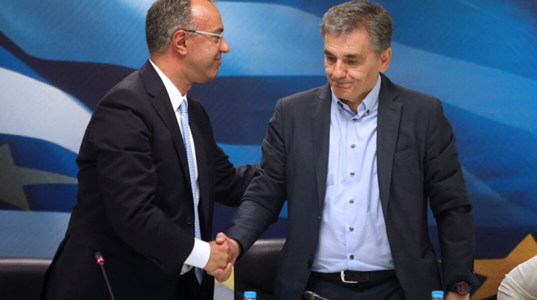 Χρήστος Σταϊκούρας και Ευκλείδης Τσακαλώτος