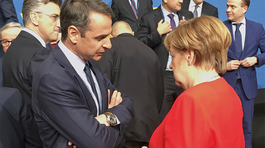 Κυριάκος Μητσοτάκης, Άνγκελα Μέρκελ