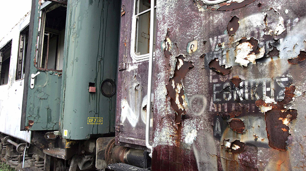 Παλιά βαγόνια του ΟΣΕ
