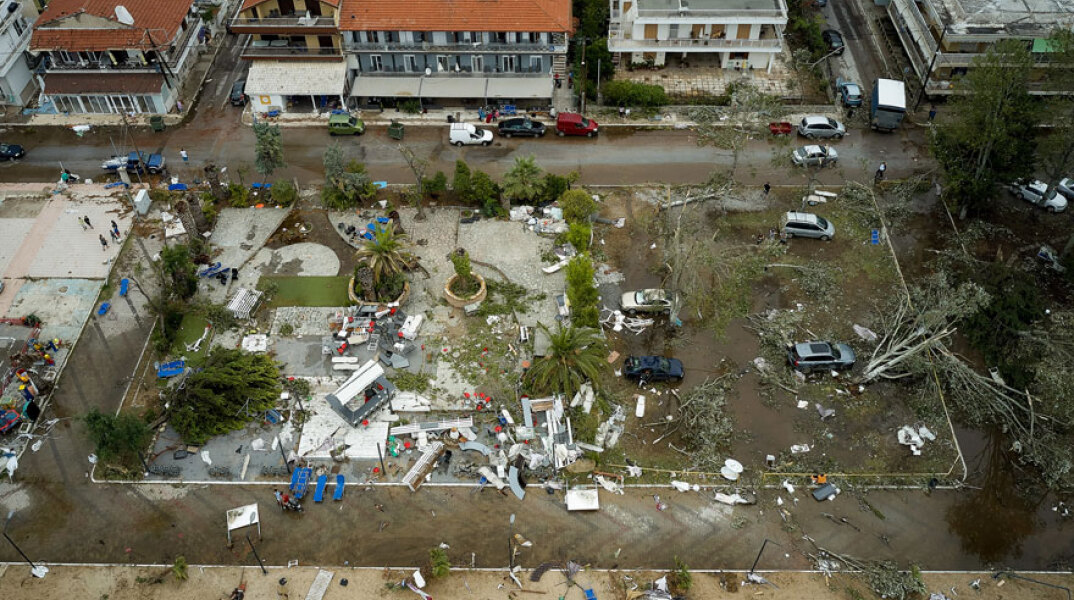 Καταστροφές στη Σωζόπολη Χαλκιδικής