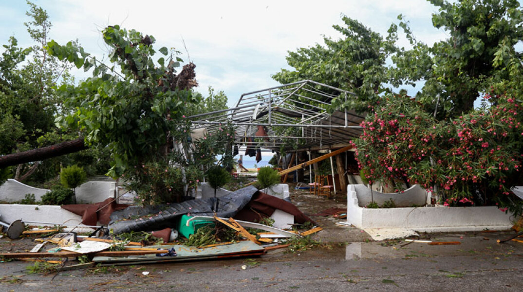 Καταστροφές στη Χαλκιδική