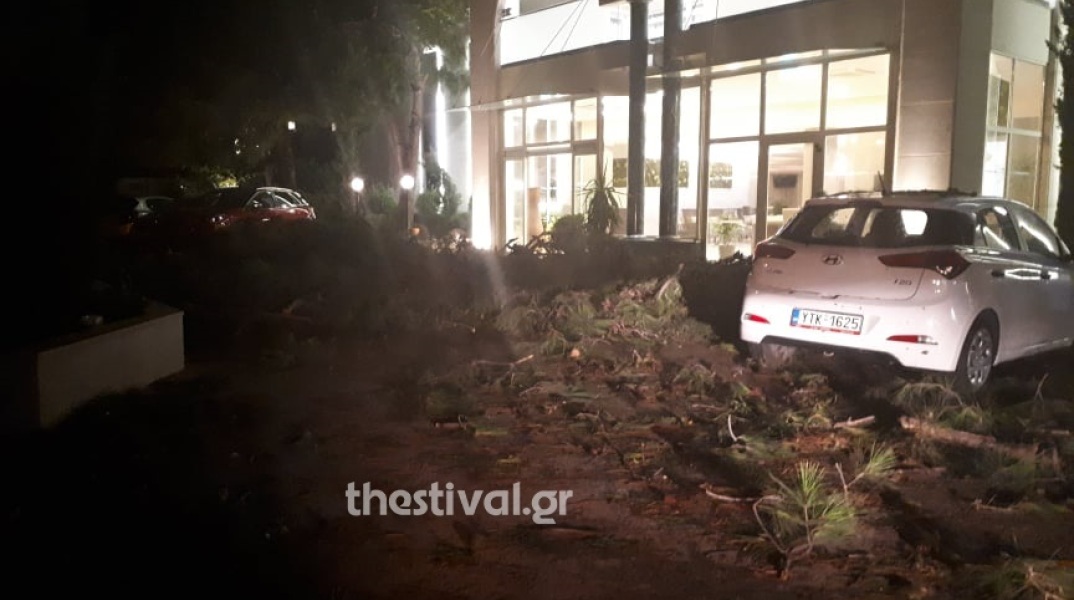 Φονική θεομηνία στη Χαλκιδική