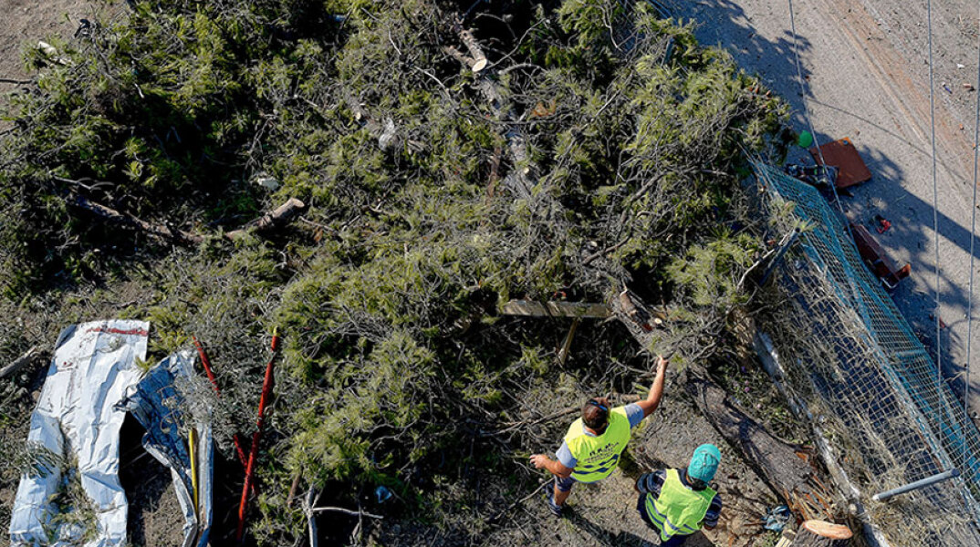 Καταστροφές στη Χαλκιδική