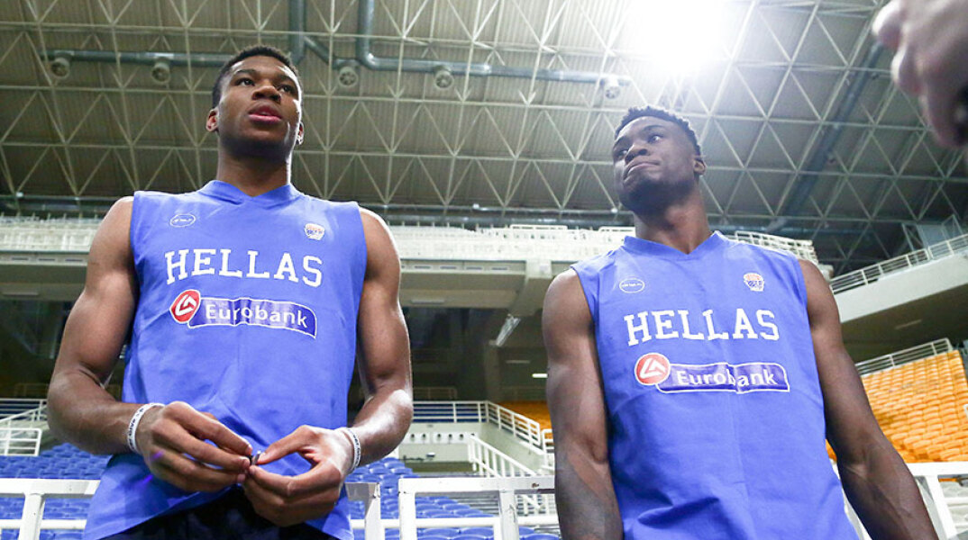 Γιάννης και Θανάσης Αντετοκούνμπο